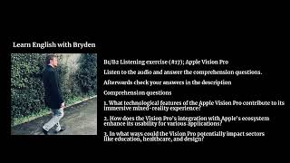 B1B2 English Listening 17 Apple Vision Pro Learn English [upl. by Toland]