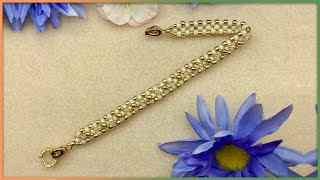 Easy Right Angle Weave Bracelet Tutorial [upl. by Maria557]