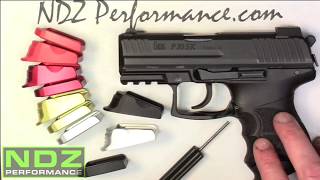 Heckler amp Koch HK VP9 P30SK Finger Extension and Magazine Plate Install by NDZ [upl. by Severin]