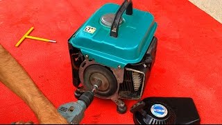 How to make electric starter for any generator [upl. by Delos914]