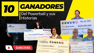 Conoces a estos10 Ganadores del Powerball INCREIBLES HISTORIAS 😱 Resultados Powerball [upl. by Oby]