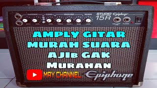 Review Amply Gitar Epiphone amp Gitar Squier Affinity [upl. by Tnomel843]