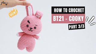 337  BT21  Cooky Bunny Amigurumi 33  Crochet Amigurumi  Beginners Tutorial  AmiSaigon [upl. by Ahsiemal765]