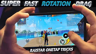 Raistar Rotation Drag Trick In Free Fire  rotation drag handcam  rotation drag kaise mare handcam [upl. by Isahella271]