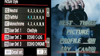 How to install cinestyle CLog  Chrome on any canon DSLR Mirroless [upl. by Christoforo]