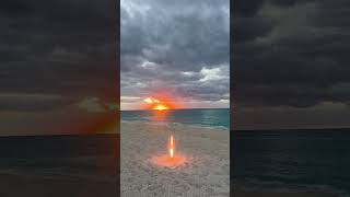 Sunset salutes islandpyro fireworks boom bambam islandlife [upl. by Ainav]