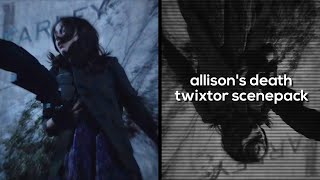 allisons death scene with twixtor mega link [upl. by Ilhsa]