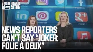 News Reporters Can’t Pronounce “Joker Folie à Deux” [upl. by Ailana]