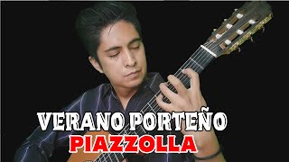 Verano Porteño  Piazzolla Guitar [upl. by Holbrook491]