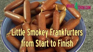 How to Make Little Smokey Frankfurters from Start to Finish [upl. by Boelter120]