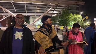 GMS PILGRIMS LIVE AT CLARENDON METRO STATION VA 100224 [upl. by Dolorita497]