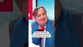 Gérard Depardieu  quotje dissocie le citoyen de son geste artistiquequot [upl. by Tarton]