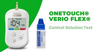 Use Control Solution  OneTouch Verio Flex [upl. by Adnaw]