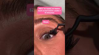 Apply at home lash extensions in 10 minutes to save your time 🙌🏼🙌🏼 [upl. by Manly]