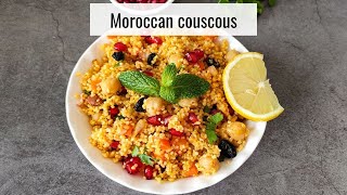 Moroccan spiced couscous salad [upl. by Hplar]