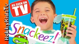 Snackeez Surprise Toys with HobbyKidsTV [upl. by Kurtzman636]