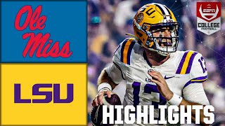 Ole Miss Rebels vs LSU Tigers  Full Game Highlights  ESPN College Football [upl. by Aivata]