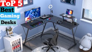 TOP 5 Best Gaming Desks in 2025 [upl. by Andeee328]