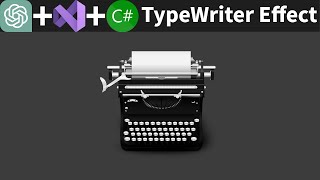 ChatGPT Create a Typewriter Effect in C [upl. by Adiari]