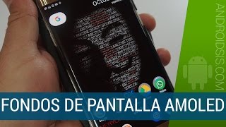 Los mejores fondos de pantalla para pantallas AMOLED y SuperAMOLED [upl. by Ben]