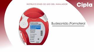 BudesonidaFormoterol Cipla Instrucciones de uso del inhalador [upl. by Inglebert487]