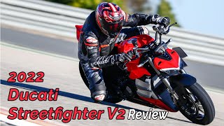 2022 Ducati Streetfighter V2 Review  First Ride [upl. by Meda]