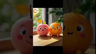 cartoon  kids song  cute apples  shorts  kids fun  two cute apples [upl. by Treharne965]