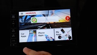 Car Tech  Honda debuts Androidbased connect unit [upl. by Sillek]