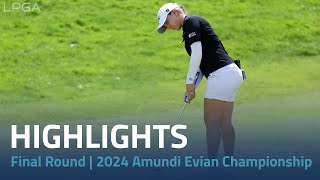 Final Round Highlights  2024 Amundi Evian Championship [upl. by Claudelle]