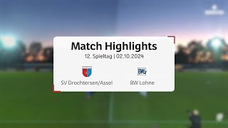 SV DrochtersenAssel siegt dank guter erster Hälfte gegen BW Lohne l Regionalliga Nord 12 Spieltag [upl. by Assyral59]