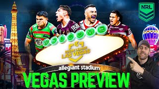 NRL Las Vegas Predictions  Sea Eagle Vs Rabbitohs  Roosters Vs Broncos [upl. by Kartis]