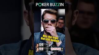 Hits the trips But still behind poker casino pokerplayer pokerpro pokerstars fun [upl. by Saint]