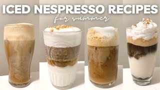 5 ICED NESPRESSO RECIPES you need to try [upl. by Silrak458]