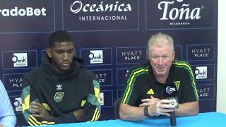 Pre Match Press Conference  Jamaica vs Nicaragua [upl. by Tabib]