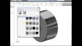 Inventor 2014 Knurl appearance [upl. by Atteynod]