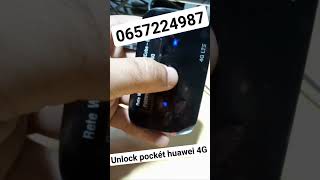 unlock pockét 4G huawei E5575s210 amp 320 0657224987 [upl. by Laise]