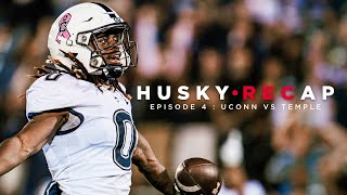 Husky Recap UConn Football vs Temple Highlights [upl. by Vandyke]