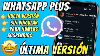 WHATSAPP PLUS Ultima versión ✅ NUEVO ACTIVADOR y Nueva Versión 📱 [upl. by Callery]