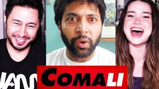 COMALI  Official Trailer Tamil  REACTION  Jayam Ravi Kajal Aggarwal  Hiphop Tamizha [upl. by Gazo]