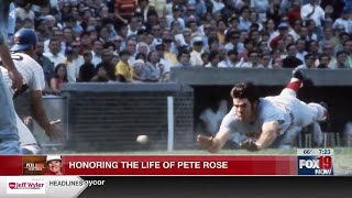 Honoring the life of Pete Rose [upl. by Ennazzus]