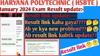 Hsbte Semester exam result update Haryana Polytechnic result update Hsbte result 2024 [upl. by Weinreb415]