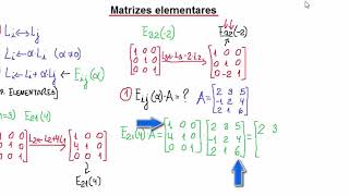 Matrizes elementares  Parte 1 [upl. by Neimad942]