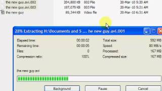 How To Join Files With 7Zip [upl. by Gorski404]