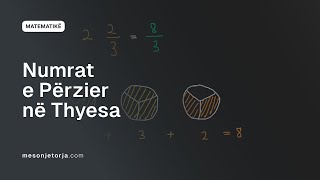 Kthimi i Numrave të Përzier në Thyesa  Numrat e Përzier  Thyesat  Aritmetikë  Matematikë [upl. by Dolf]