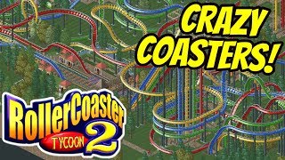 ROLLER COASTER CRASH  RCT2 Gameplay  RollerCoaster Tycoon 2 [upl. by Sansen]