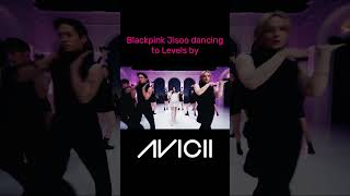 Blackpink Jisoo dancing to Avicii Levels blackpink kpop jisookim shorts danceedit [upl. by Ah]