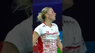 The best rallies Akane Yamaguchi vs Mia Blichfeldt  India Open 2024 R32 shorts badminton bwf [upl. by Lezned]