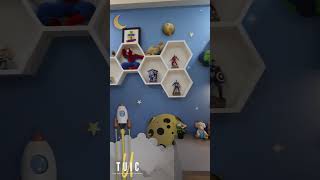 luxury children bedroom interior design  best interior designer in Pune theurbaninteriorcompany [upl. by Ainadi46]