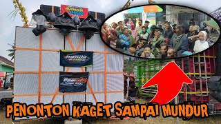 Penonton kocar kacir kena BASS saat sound RAKITAN di gass Perform NANDA AUDIO BLITAR [upl. by Anahsirk69]