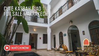 Cute Kasbah Riad For Sale Marrakech [upl. by Jeminah754]